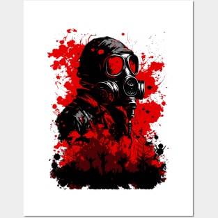 Gas mask Posters and Art